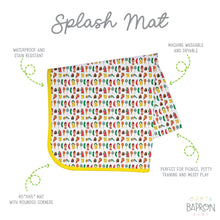 Load image into Gallery viewer, Food Parade Splash Mat - from the World Of Eric Carle - from the World Of Eric Carle - A Waterproof Catch-All for Highchair Spills