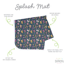 Load image into Gallery viewer, PBJ Pals Splash Mat - A Waterproof Catch-All for Highchair Spills