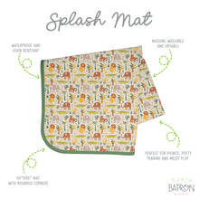 Load image into Gallery viewer, Safari Splash Mat - A Waterproof Catch-All for Highchair Spills