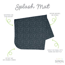 Load image into Gallery viewer, Willow Splash Mat - A Waterproof Catch-All for Highchair Spills and More!