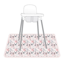 Load image into Gallery viewer, Kitty Splash Mat - A Waterproof Catch-All for Highchair Spills and More!