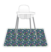 Load image into Gallery viewer, Organic Produce Splash Mat - A Waterproof Catch-All for Highchair Spills