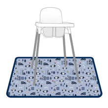 Load image into Gallery viewer, Be Brave - Police Patrol Splash Mat - A Waterproof Catch-All for Highchair Spills and More! Mama Yay Splash Mats Default Title Bib Bapron BapronBaby BLW Baby Led Weaning Toddler Feeding