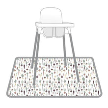 Load image into Gallery viewer, Root Vegetable Splash Mat - A Waterproof Catch-All for Highchair Spills and More!