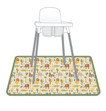 Load image into Gallery viewer, Safari Splash Mat - A Waterproof Catch-All for Highchair Spills