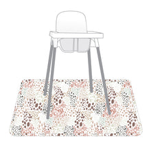 Load image into Gallery viewer, Wild Splash Mat - A Waterproof Catch-All for Highchair Spills and More!