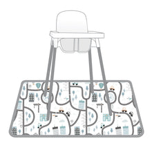 Load image into Gallery viewer, Tiny Town Splash Mat - A Waterproof Catch-All for Highchair Spills and More!
