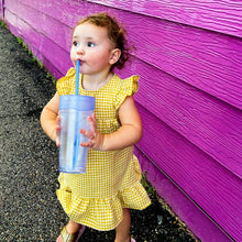Load image into Gallery viewer, Stretchy Silicone Straw Lid, 2pk Mama Yay! Lids with Straw Default Title Bib Bapron BapronBaby BLW Baby Led Weaning Toddler Feeding