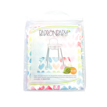Load image into Gallery viewer, Sweethearts Splash Mat - A Waterproof Catch-All for Highchair Spills and More! Mama Yay Splash Mats Default Title Bib Bapron BapronBaby BLW Baby Led Weaning Toddler Feeding