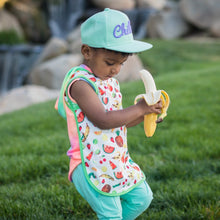 Load image into Gallery viewer, Tropical Fruit Bapron - from the World of Eric Carle Mama Yay! Bapron Toddler (6m - 3T),Preschool (3-5 yrs) Bib Bapron BapronBaby BLW Baby Led Weaning Toddler Feeding