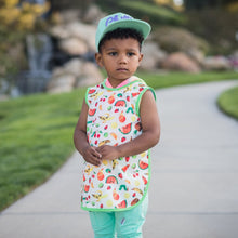 Load image into Gallery viewer, Tropical Fruit Bapron - from the World of Eric Carle Mama Yay! Bapron Toddler (6m - 3T),Preschool (3-5 yrs) Bib Bapron BapronBaby BLW Baby Led Weaning Toddler Feeding