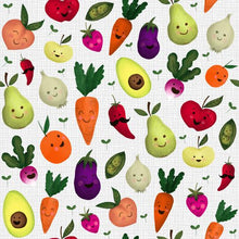 Load image into Gallery viewer, Market Fresh Produce Splash Mat - A Waterproof Catch-All for Highchair Spills Mama Yay Splash Mats Default Title Bib Bapron BapronBaby BLW Baby Led Weaning Toddler Feeding