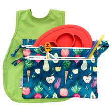Load image into Gallery viewer, Organic Produce - Waterproof Wet Bag (For mealtime, on-the-go, and more!) Mama Yay! Wet Bags Default Title Bib Bapron BapronBaby BLW Baby Led Weaning Toddler Feeding