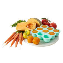 Load image into Gallery viewer, Freezer Pods Mama Yay! Freezer Pods Mint,Peach,Baby Blue Bib Bapron BapronBaby BLW Baby Led Weaning Toddler Feeding