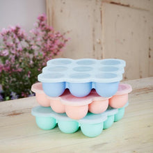 Load image into Gallery viewer, Freezer Pods Mama Yay! Freezer Pods Mint,Peach,Baby Blue Bib Bapron BapronBaby BLW Baby Led Weaning Toddler Feeding