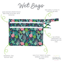 Load image into Gallery viewer, Desert Floral - Waterproof Wet Bag (For mealtime, on-the-go, and more!)