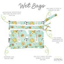 Load image into Gallery viewer, Cookies and Milk - Waterproof Wet Bag (For mealtime, on-the-go, and more!)