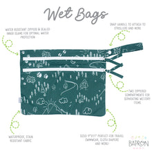Load image into Gallery viewer, Pine Forest - Waterproof Wet Bag (For mealtime, on-the-go, and more!)