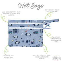 Load image into Gallery viewer, Be Brave - Police Patrol - Waterproof Wet Bag (For mealtime, on-the-go, and more!)
