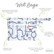 Load image into Gallery viewer, Tiny Town - Waterproof Wet Bag (For mealtime, on-the-go, and more!)