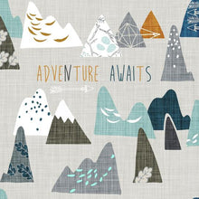 Load image into Gallery viewer, Adventure Awaits Splash Mat - A Waterproof Catch-All for Highchair Spills and More!
