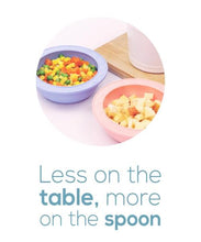 Load image into Gallery viewer, Scoopsy Bowl Mama Yay! Bowl with Lid Teal,Pink,Grey Bib Bapron BapronBaby BLW Baby Led Weaning Toddler Feeding