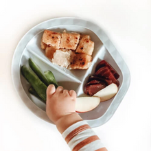 Load image into Gallery viewer, Scoopsy Plates Mama Yay! Scoopsy Plates Peach,Grey,Pink Bib Bapron BapronBaby BLW Baby Led Weaning Toddler Feeding