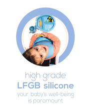Load image into Gallery viewer, Scoopsy Plates Mama Yay! Scoopsy Plates Peach,Grey,Pink Bib Bapron BapronBaby BLW Baby Led Weaning Toddler Feeding