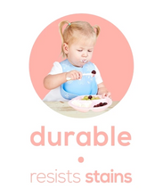 Load image into Gallery viewer, Scoopsy Plates Mama Yay! Scoopsy Plates Peach,Grey,Pink Bib Bapron BapronBaby BLW Baby Led Weaning Toddler Feeding