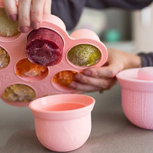 Load image into Gallery viewer, Freezer Pods Mama Yay! Freezer Pods Mint,Peach,Baby Blue Bib Bapron BapronBaby BLW Baby Led Weaning Toddler Feeding