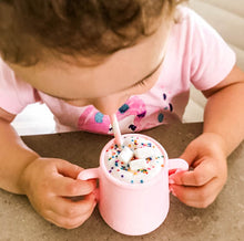 Load image into Gallery viewer, Sippy Skillz Mama Yay! Sippy Skillz Mint & Teal,Peach & Pink,Grey & Blue Bib Bapron BapronBaby BLW Baby Led Weaning Toddler Feeding