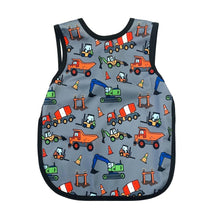 Load image into Gallery viewer, Construction Zone Bapron Mama Yay! Bapron Toddler (6m - 3T),Preschool (3-5 Yrs) Bib Bapron BapronBaby BLW Baby Led Weaning Toddler Feeding