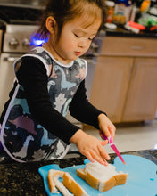 Load image into Gallery viewer, Dinosaur Drawing Bapron Mama Yay! Bapron Toddler (6m - 3T),Preschool (3-5 Yrs) Bib Bapron BapronBaby BLW Baby Led Weaning Toddler Feeding