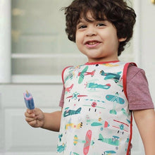 Load image into Gallery viewer, Retro Planes Bapron Mama Yay! Bapron Toddler (6m - 3T),Preschool (3-5 Yrs) Bib Bapron BapronBaby BLW Baby Led Weaning Toddler Feeding