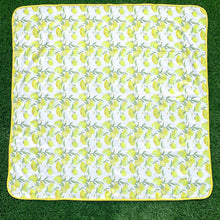 Load image into Gallery viewer, Fresh Squeezed Lemon Splash Mat - A Waterproof Catch-All for Highchair Spills and More! Mama Yay Splash Mats Default Title Bib Bapron BapronBaby BLW Baby Led Weaning Toddler Feeding