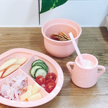 Load image into Gallery viewer, Sippy Skillz Mama Yay! Sippy Skillz Mint & Teal,Peach & Pink,Grey & Blue Bib Bapron BapronBaby BLW Baby Led Weaning Toddler Feeding