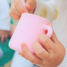 Load image into Gallery viewer, Sippy Skillz Mama Yay! Sippy Skillz Mint & Teal,Peach & Pink,Grey & Blue Bib Bapron BapronBaby BLW Baby Led Weaning Toddler Feeding