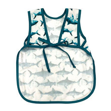 Load image into Gallery viewer, Shark Attack Bapron Mama Yay! Bapron Toddler (6m - 3T),Preschool (3-5 yrs) Bib Bapron BapronBaby BLW Baby Led Weaning Toddler Feeding