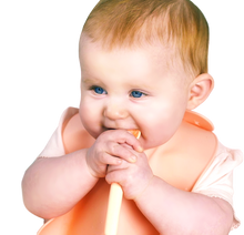 Load image into Gallery viewer, Chewy Spoons Mama Yay! Chewy Spoons Blue & Grey,Mint & Teal,Peach & Pink Bib Bapron BapronBaby BLW Baby Led Weaning Toddler Feeding