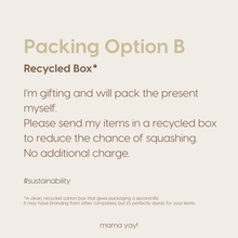 Load image into Gallery viewer, Packaging / Gift Wrap Options