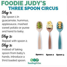 Load image into Gallery viewer, Neutral Three Spoon Circus Pre-Spoon GOOtensil Set