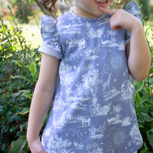 Load image into Gallery viewer, Mama Yay x House of Holly - Savanna Toile (Frost Blue) Flutter Bapron