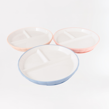 Load image into Gallery viewer, Yay Ceramic Plate - Premium 3-Section Plate with Suction Base