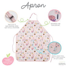 Load image into Gallery viewer, Pink Ice Cream Apron - fits sizes youth small through adult 2XL