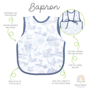 Mama Yay x House of Holly – Savanna Toile (White) Bapron
