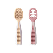 Load image into Gallery viewer, [PREORDER] NumNum Pre-Spoon GOOtensils 2 Pack (Beige + Dusty Mauve)