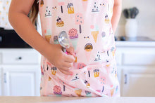 Load image into Gallery viewer, Pink Ice Cream Apron - fits sizes youth small through adult 2XL