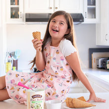 Load image into Gallery viewer, Pink Ice Cream Apron - fits sizes youth small through adult 2XL