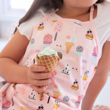 Load image into Gallery viewer, Pink Ice Cream Apron - fits sizes youth small through adult 2XL