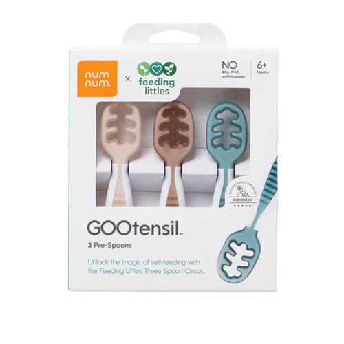 Neutral Three Spoon Circus Pre-Spoon GOOtensil Set